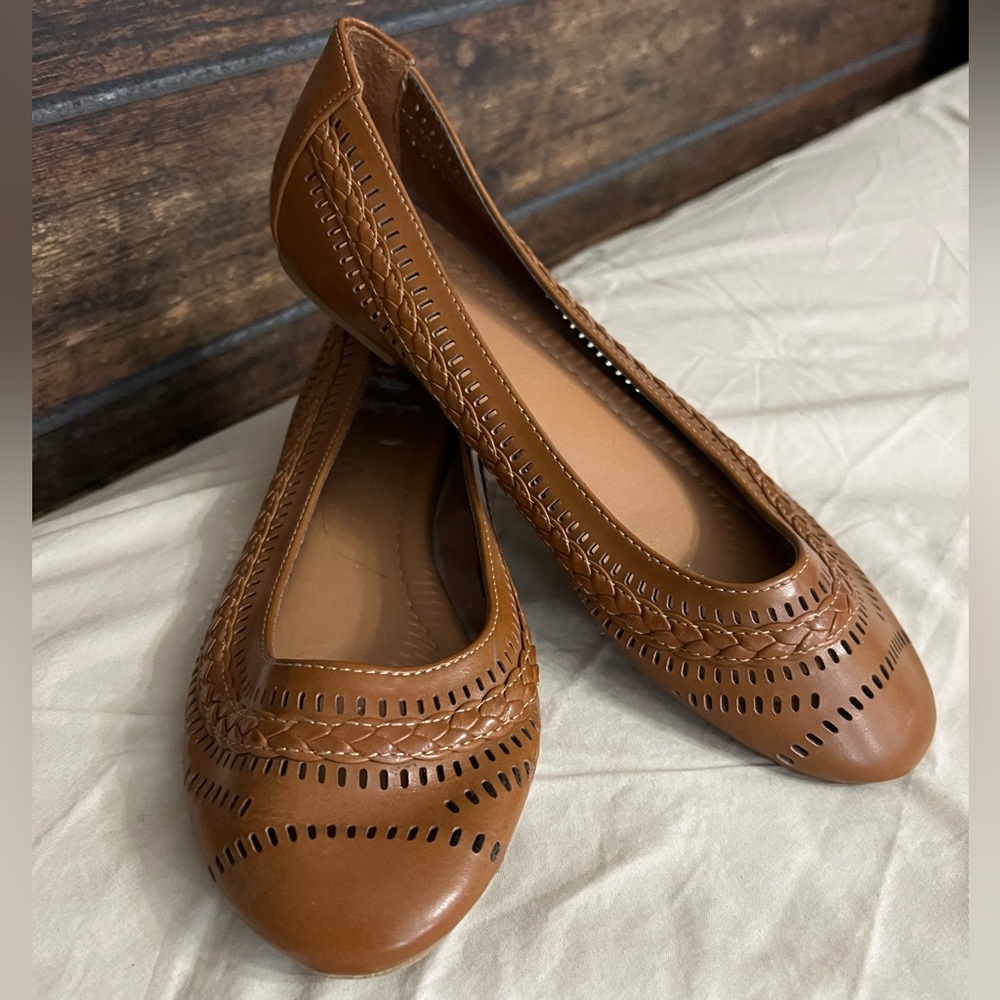 7 Madeline Stuart brown flats